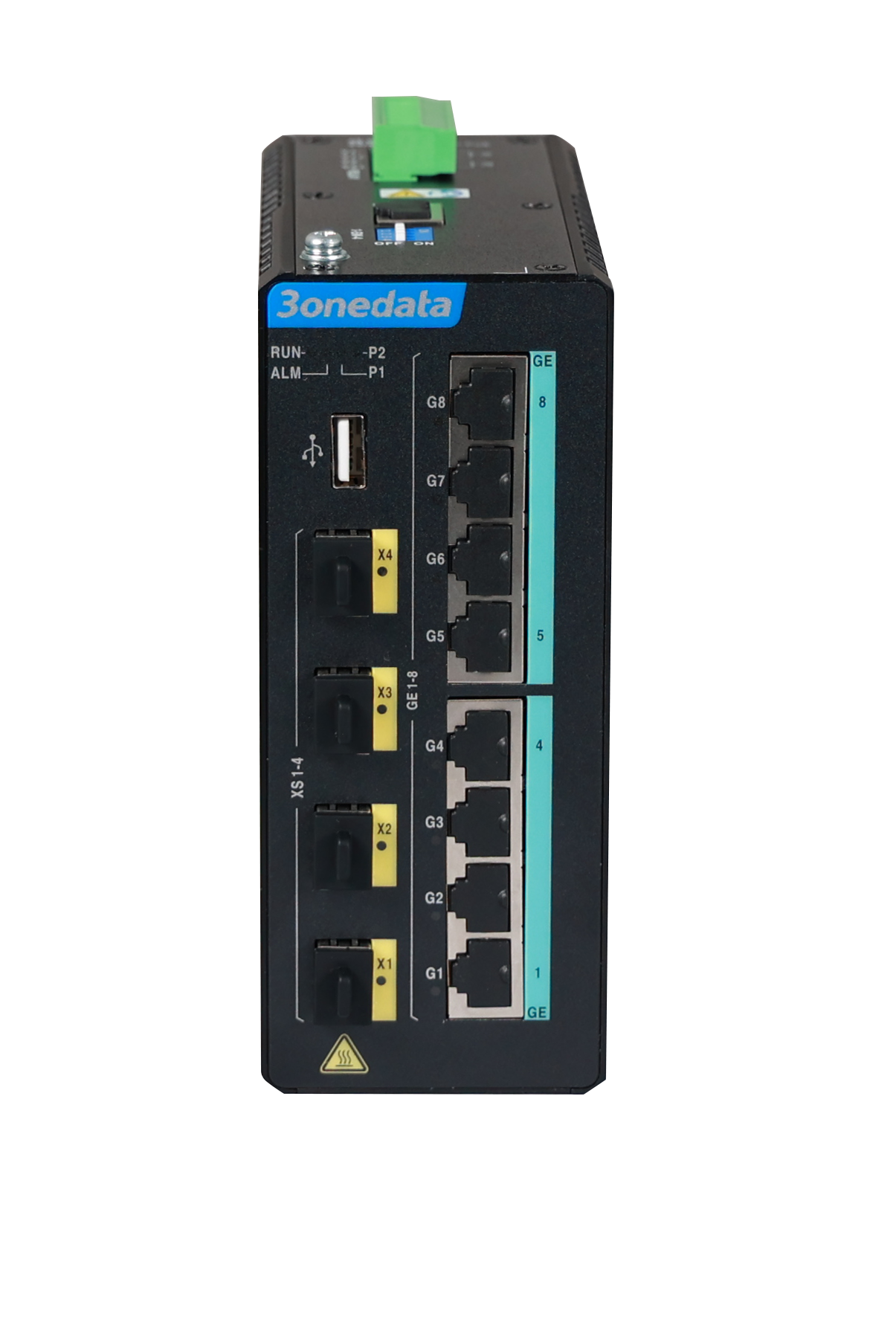 3onedata MES6400PHR Series RedBox (HSR/PRP Coupling) L2 IEC61850 Industrial Switch